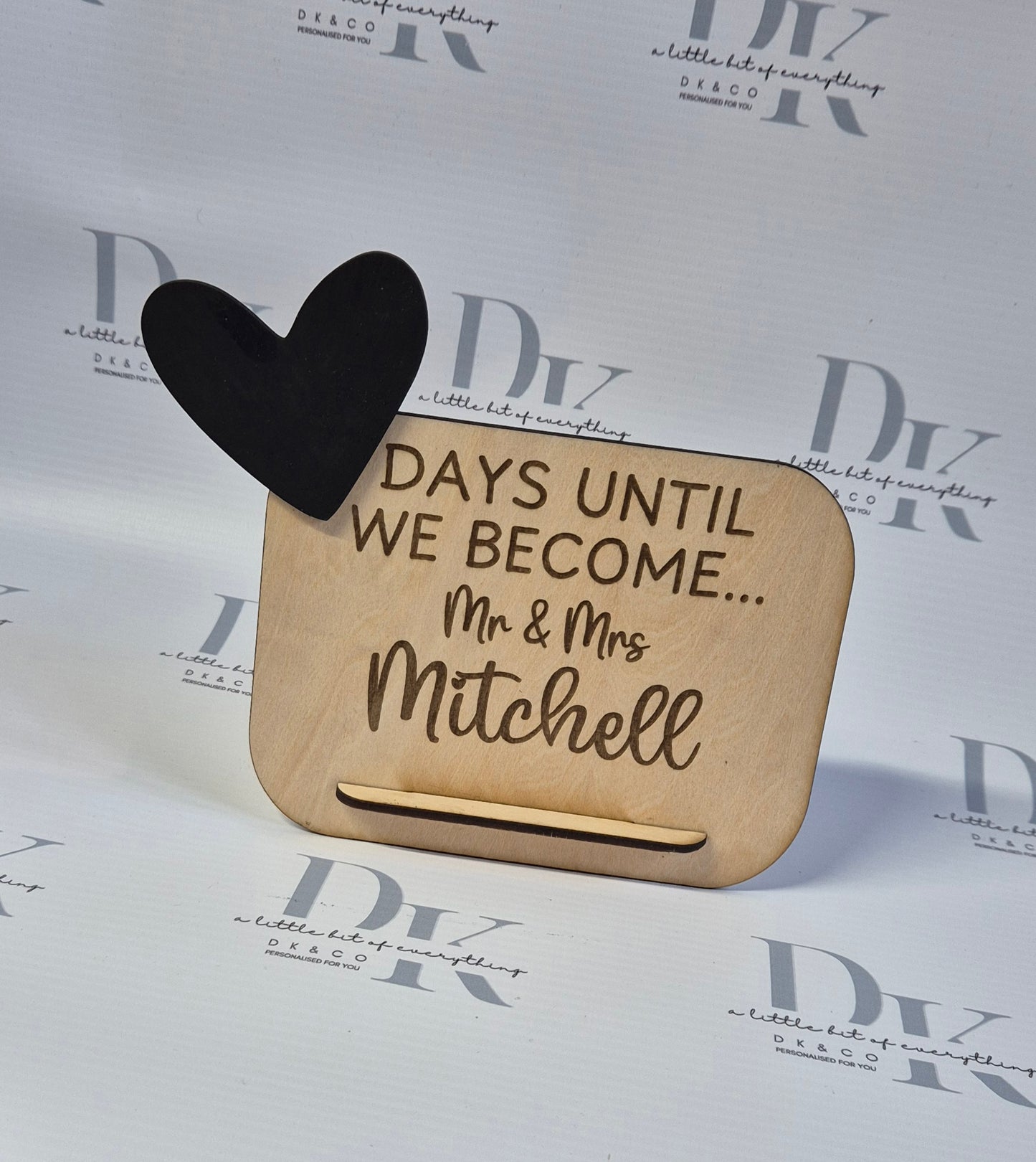 Countdown / Announcement Plaque