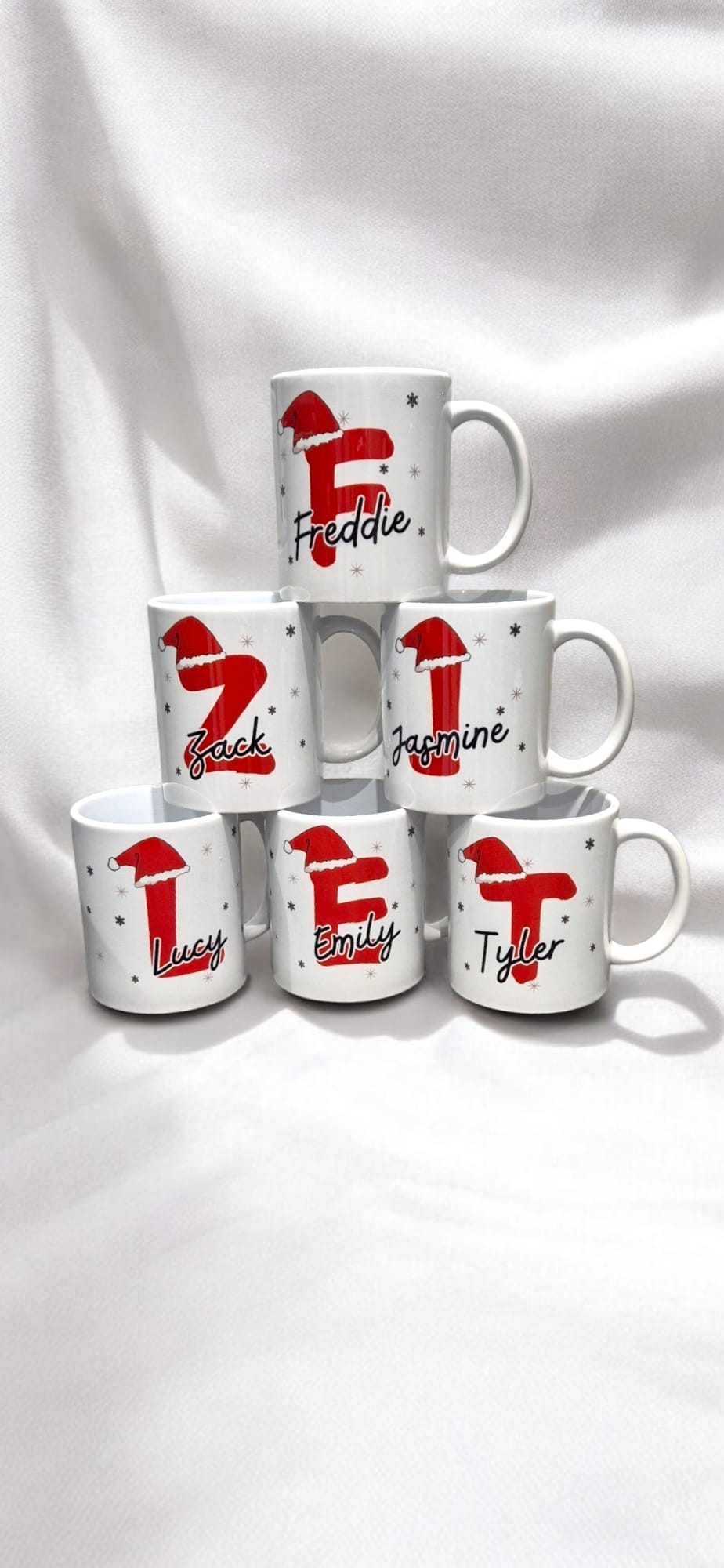 Christmas Initial Mug