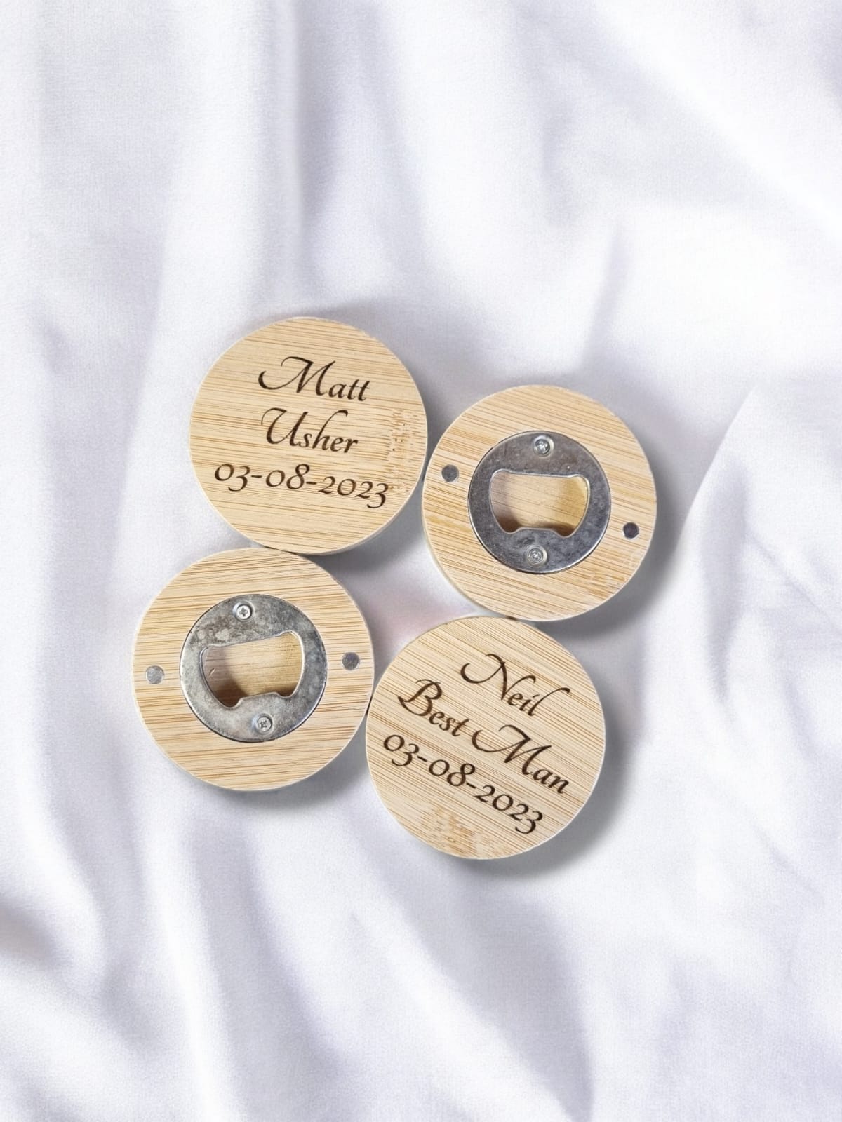 Wooden Bottle Opener - Circle