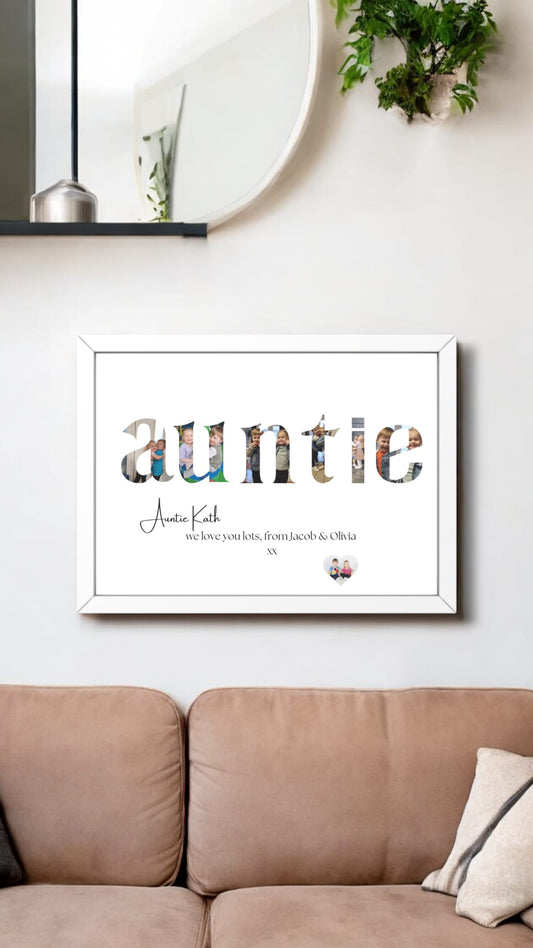 Photo Word Print (No Frame)