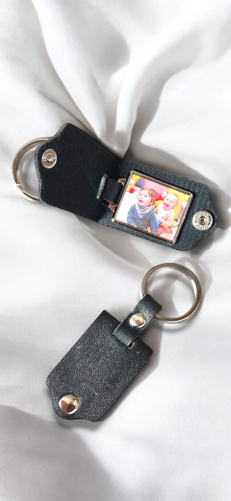 Leather Photo Keyring