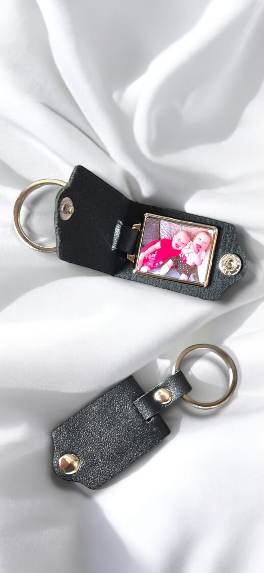 Leather Photo Keyring